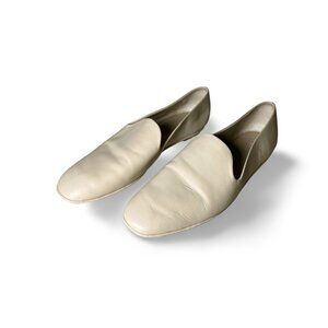 Vince Paz Smooth Leather Off-White Loafers